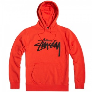 Stussy Stock Logo Felt Hoody