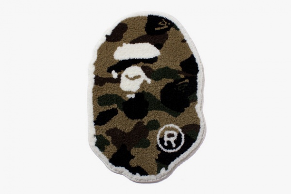 BAPE 1st Camo Ape Head Rug